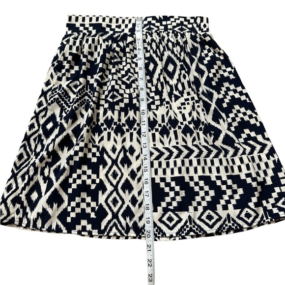 MAUDE Anthropology Navy and Cream Midi Skirt size S - Picture 4 of 5